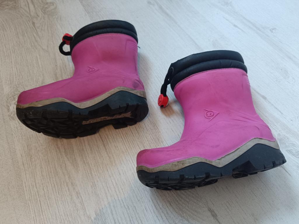Dunlop gevoerde laarzen maat 24, Hoge laarzen, Zwart, Nieuw, Ophalen of Verzenden