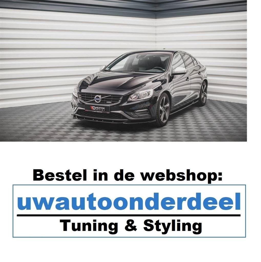 Maxton Design Volvo S60 R Design Spoiler Lip Splitter MK2, A.parts@hotmail.nl, Trasmolenlaan 12 3447 GZ Woerden, Verzenden, Nieuw