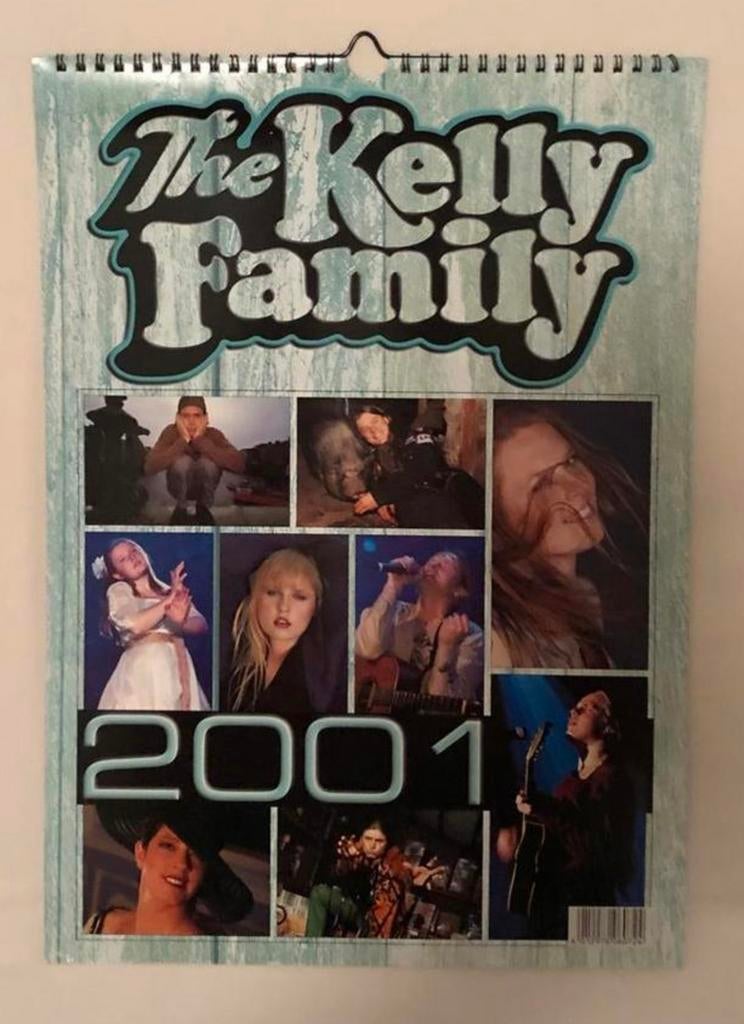 Kelly Family kalender 2001., Ophalen of Verzenden, Zo goed als nieuw, Poster, Artwork of Schilderij