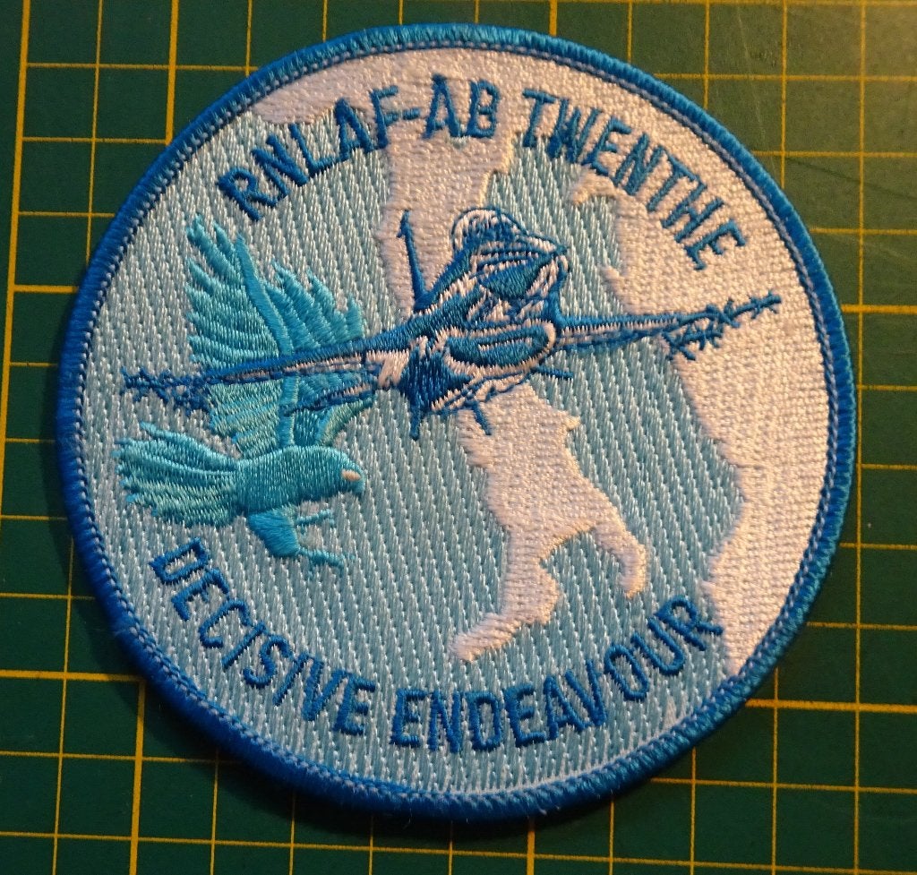 Patch 315 Squadron  Decisive Endeavour, Ophalen of Verzenden, Luchtmacht, Nederland, Embleem of Badge