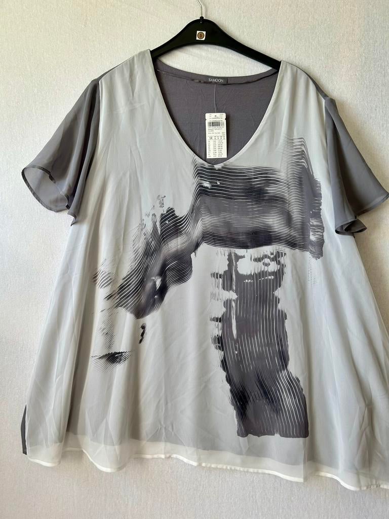 Samoon mooi shirt 54, Verzenden, Nieuw, Shirt of Top