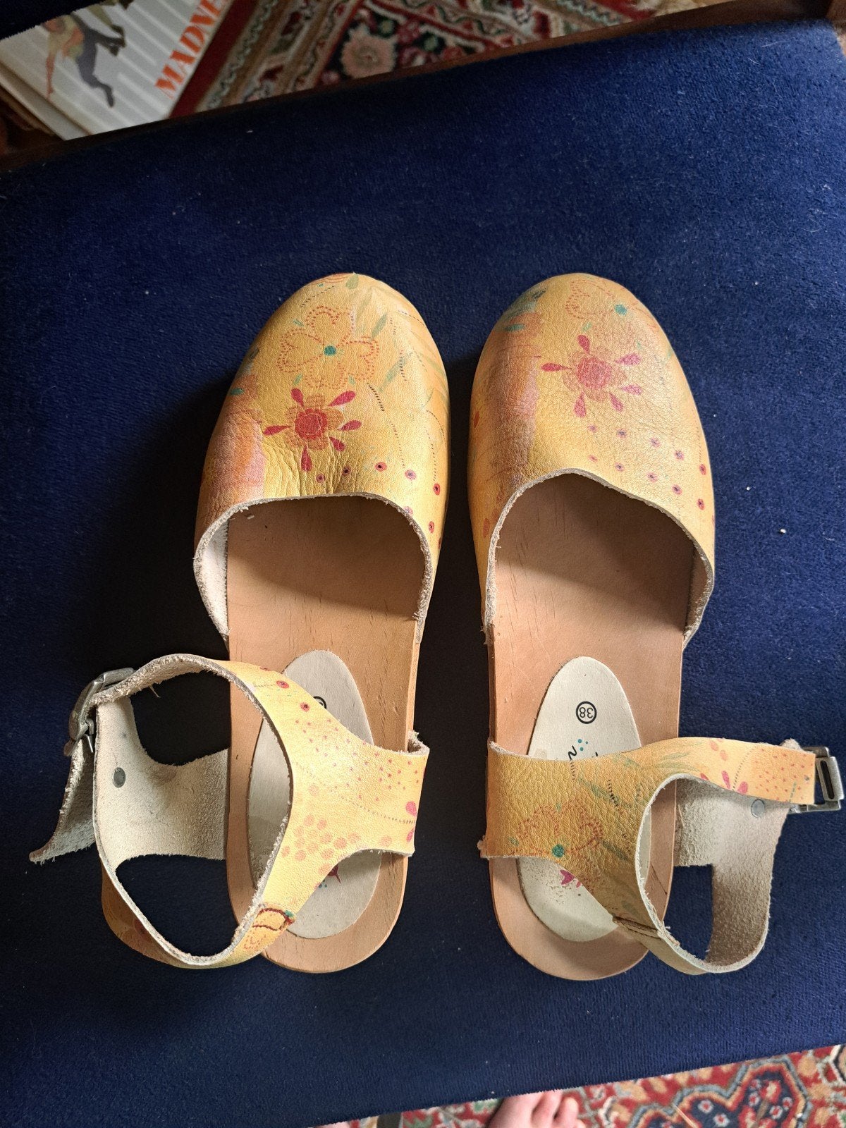 Klompjes Gudrun Sjödén, Geel, Zo goed als nieuw, Gudrun Sjoden, Sandalen of Muiltjes