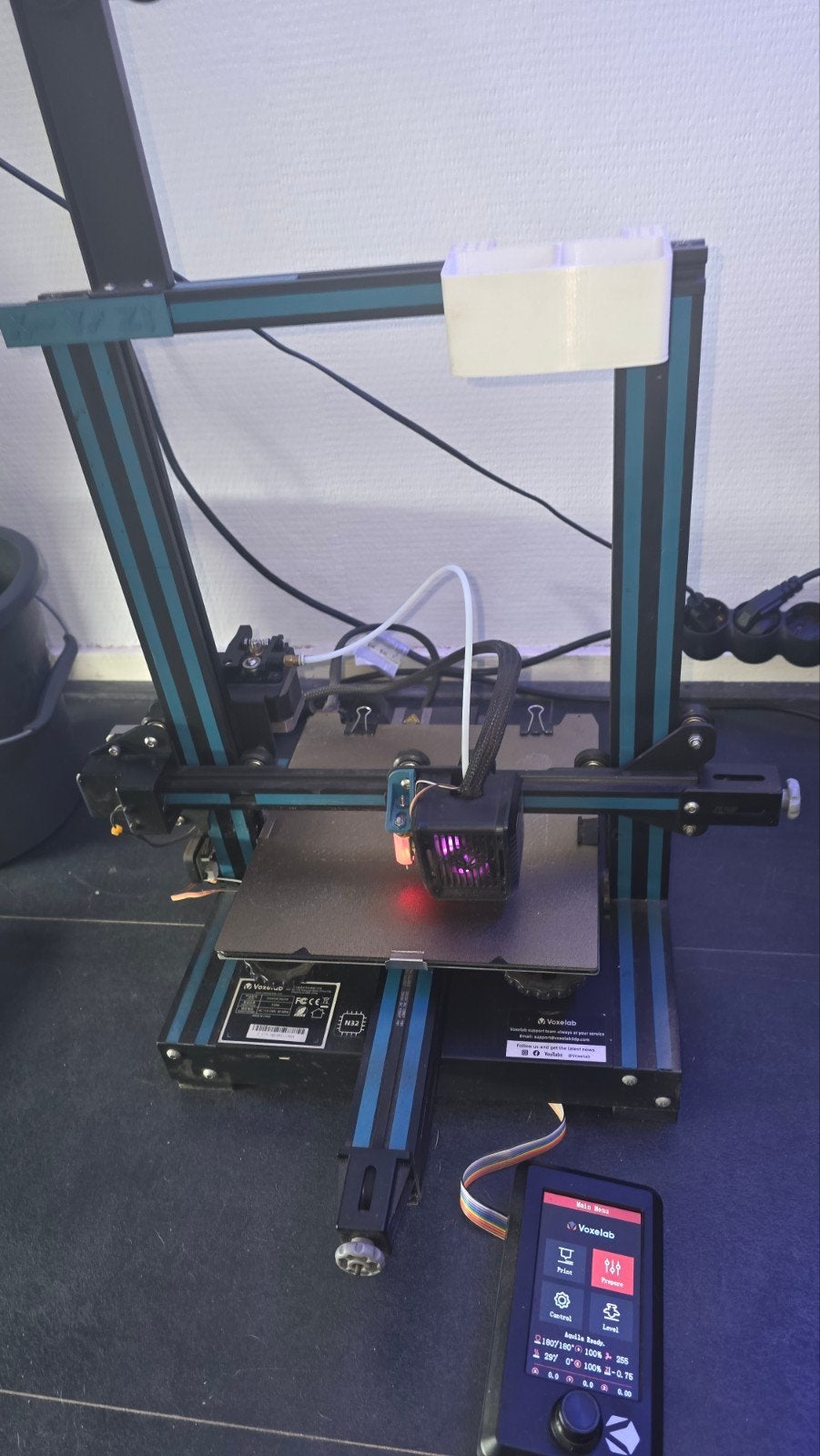 Voxelab Aquila 3D-printer met extra onderdelen, Ophalen, Gebruikt, Filament, Voxelab