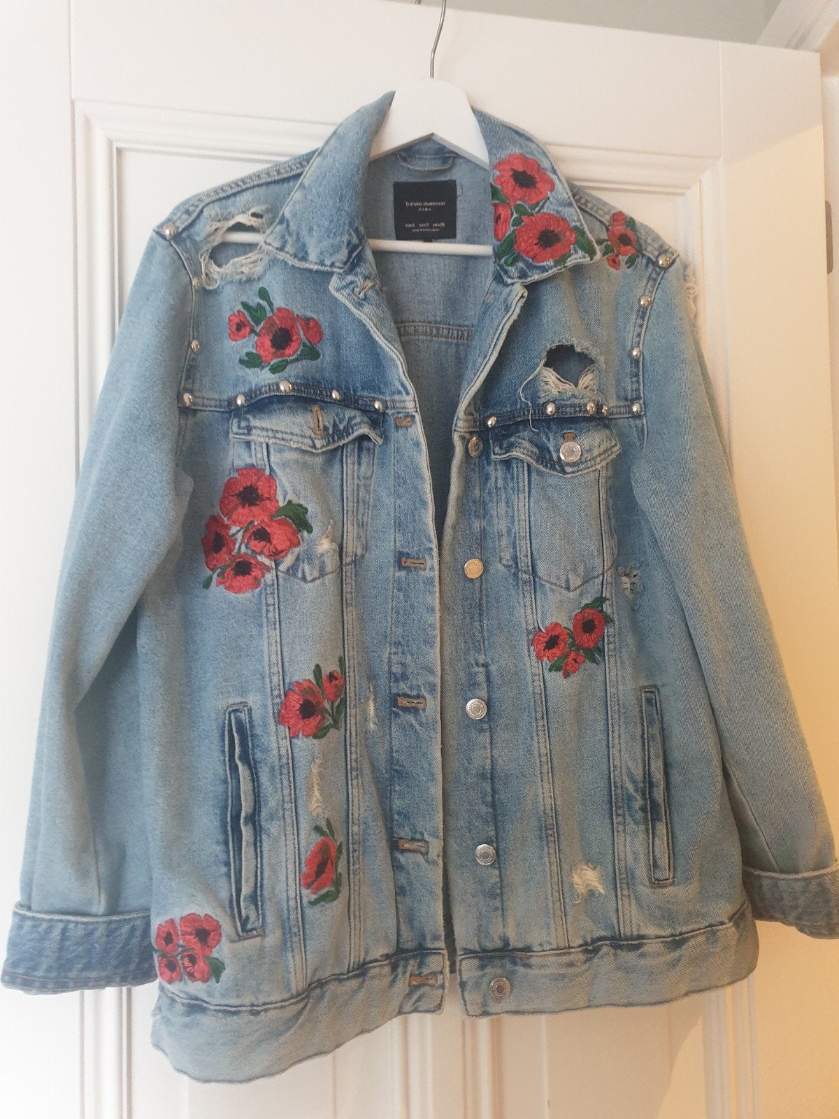 Super leuke spijkerjas (S/M), Blauw, Zara, Ophalen of Verzenden, Maat 36 (S)