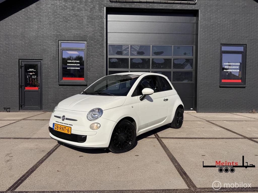 Fiat 500 0.9 TwinAir Trubo Airco Elek ramen 2011 Wit, Euro 5, 86 pk, Gebruikt, 31 €/maand