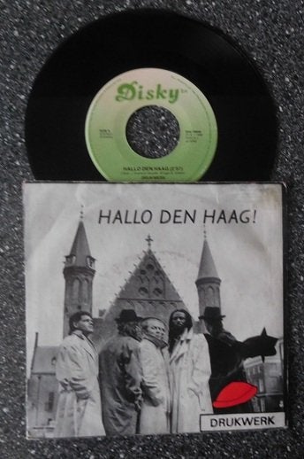 Drukwerk - hallo Den Haag (vanaf € 1,50), Cd's en Dvd's, Vinyl | Nederlandstalig, Ophalen of Verzenden, Zo goed als nieuw, 7 inch