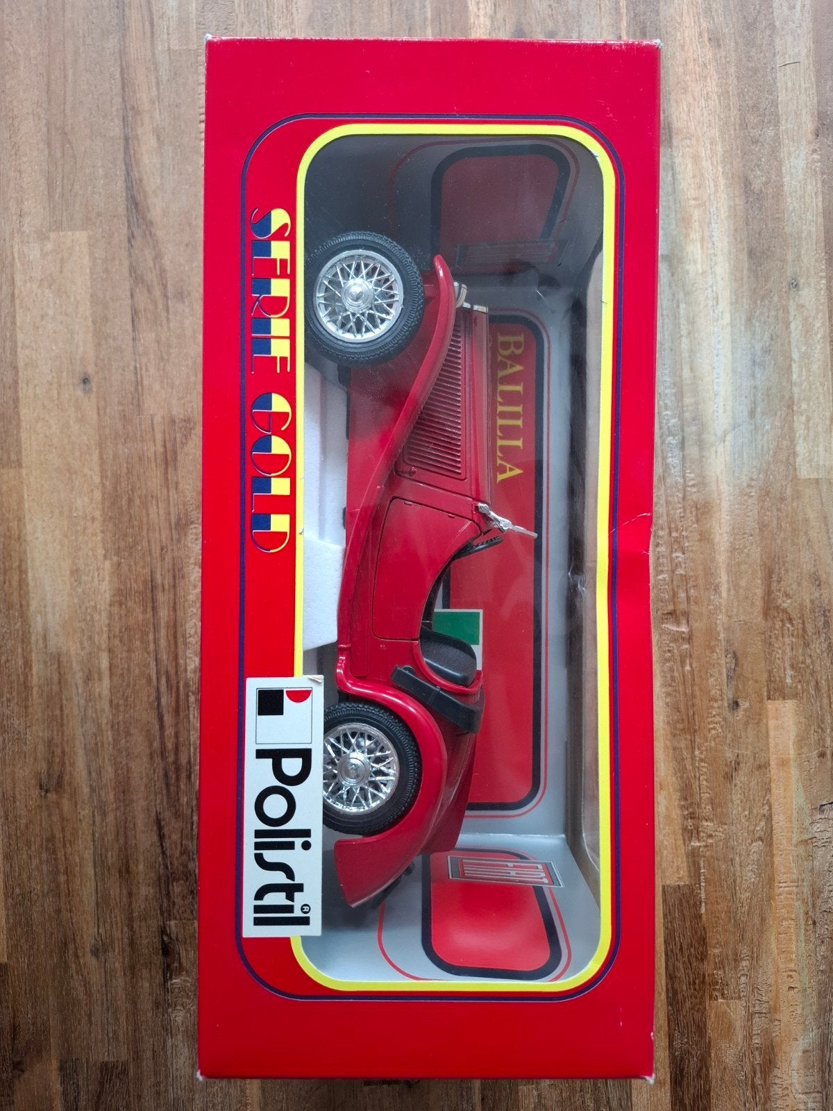 Polistil Fiat Balilla Spider 1:18 - Serie Gold, Ophalen of Verzenden, Nieuw, Auto, Overige merken