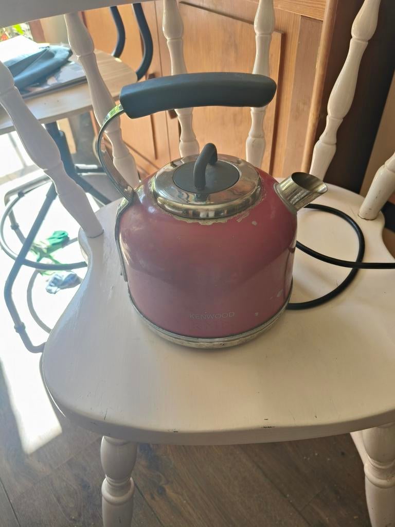 Kenwood Waterkoker - Rood - Gebruikt, 1 tot 2 liter, Ophalen of Verzenden, Gebruikt