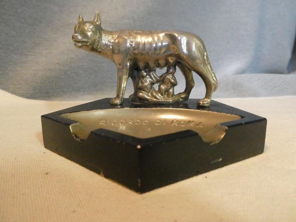 Ricordo Di Roma souvenir Vintage asbak, Ophalen of Verzenden, Gebruikt, Asbak