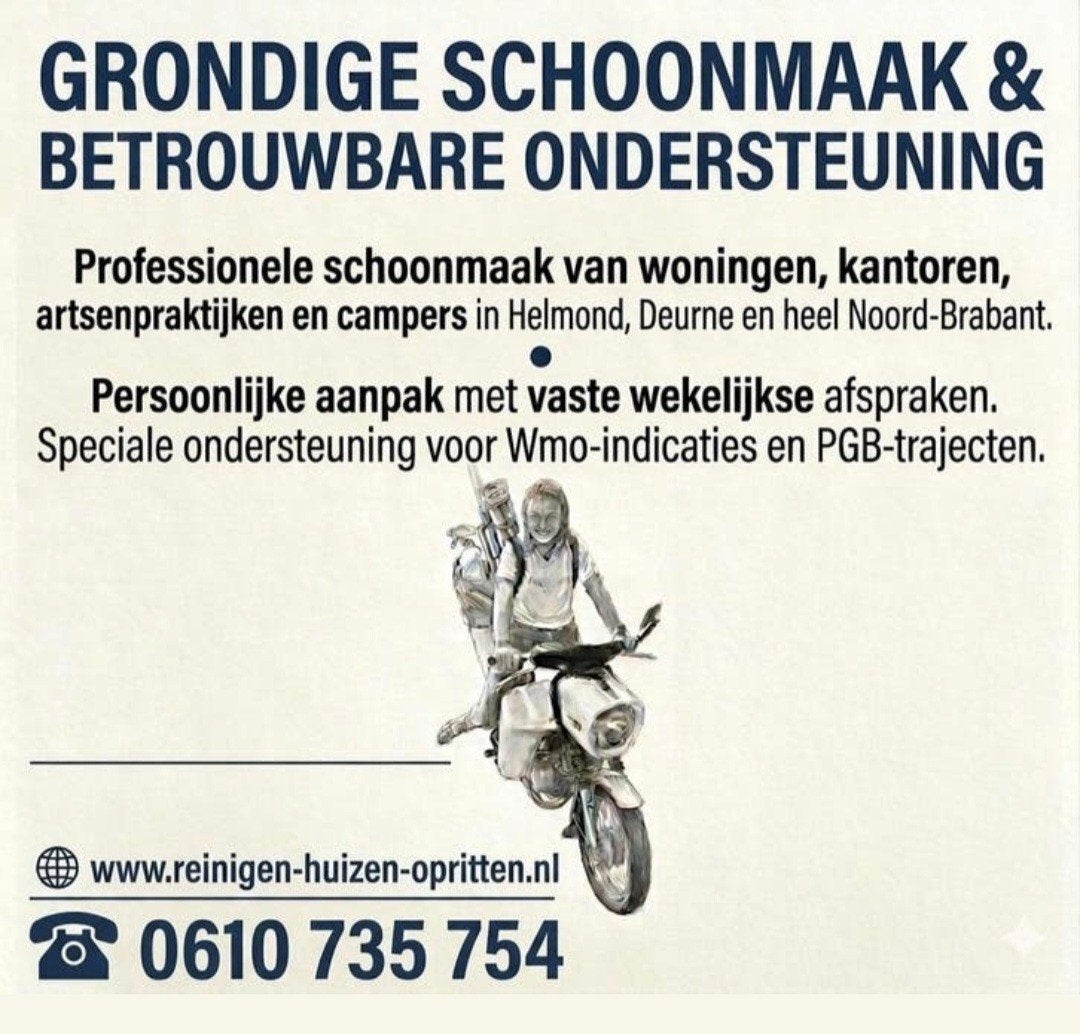 Wmo Huishoudelijke Hulp | PGB Regio Deurne - Helmond, Diensten en Vakmensen, Huishoudelijke hulp