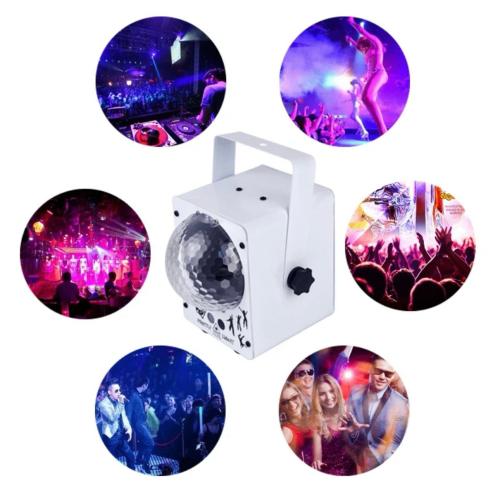 DJLicht 4 in 1 RGB laser wit met 60 patronen, Geluidgestuurd, ., Nieuw, Ophalen of Verzenden