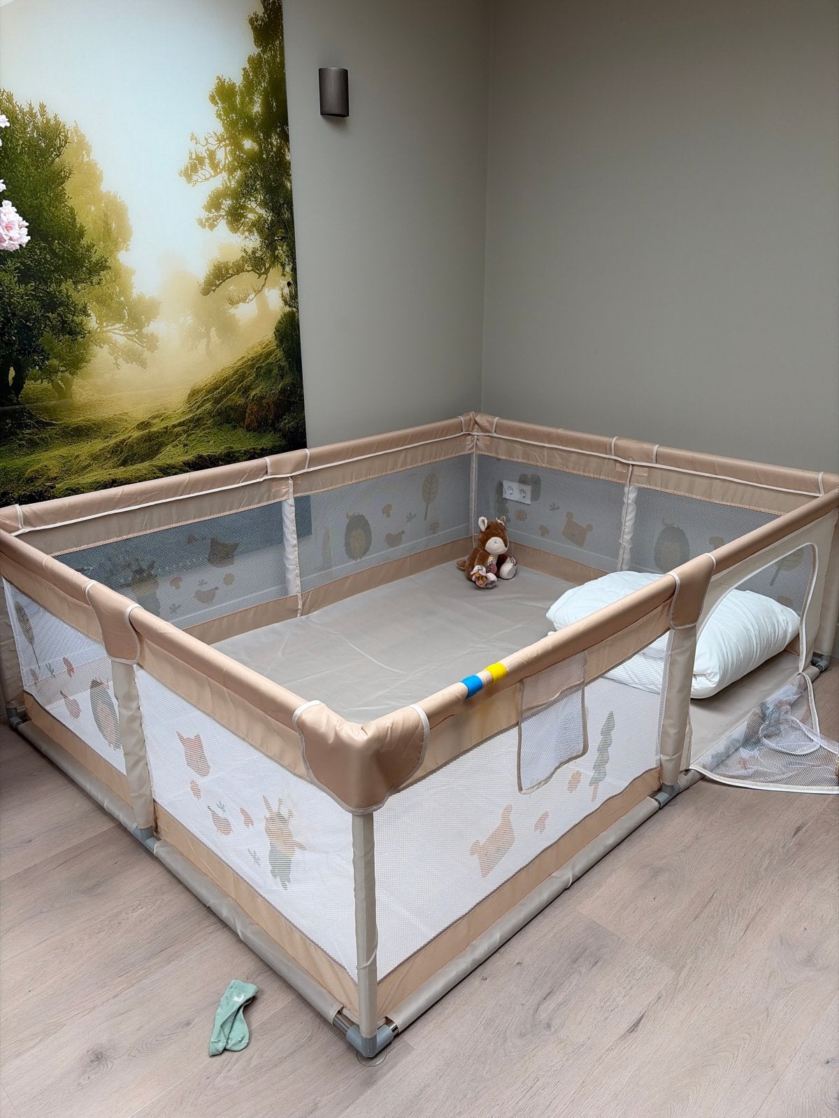 Grote Grondbox / Speelbox 150x205 cm, Ophalen, Gebruikt, Rechthoekig