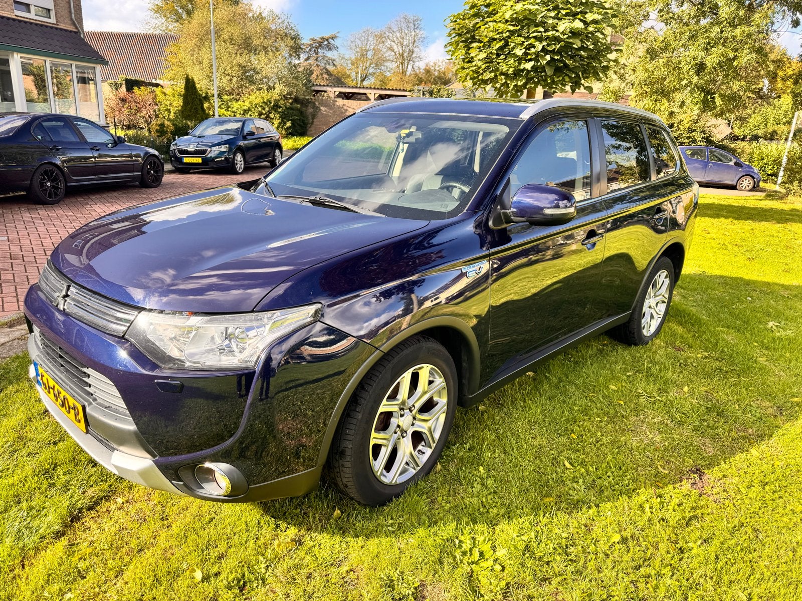 Mitsubishi Outlander 2.0 Phev Instyle 2015 Metallic Blue, Auto's, 1998 cc, Outlander, 4 cilinders, Blauw