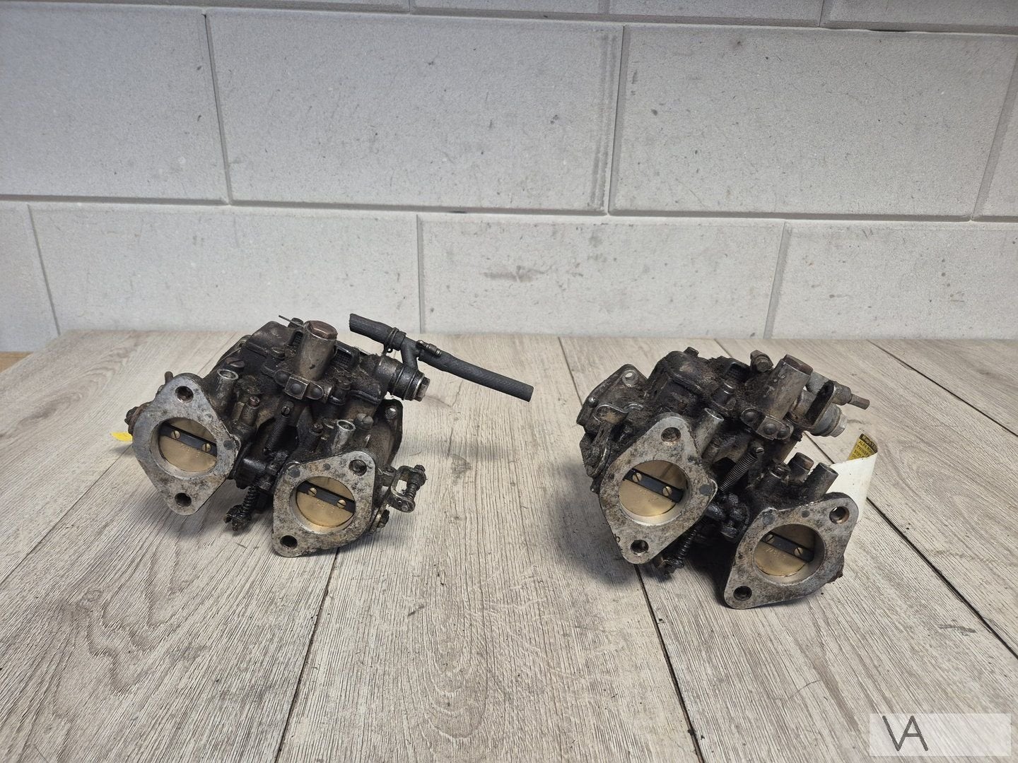 Carburateur set van Alfa Romeo Giulietta 75 Dellorto DHLA40, Gebruikt, -, -, Ophalen of Verzenden