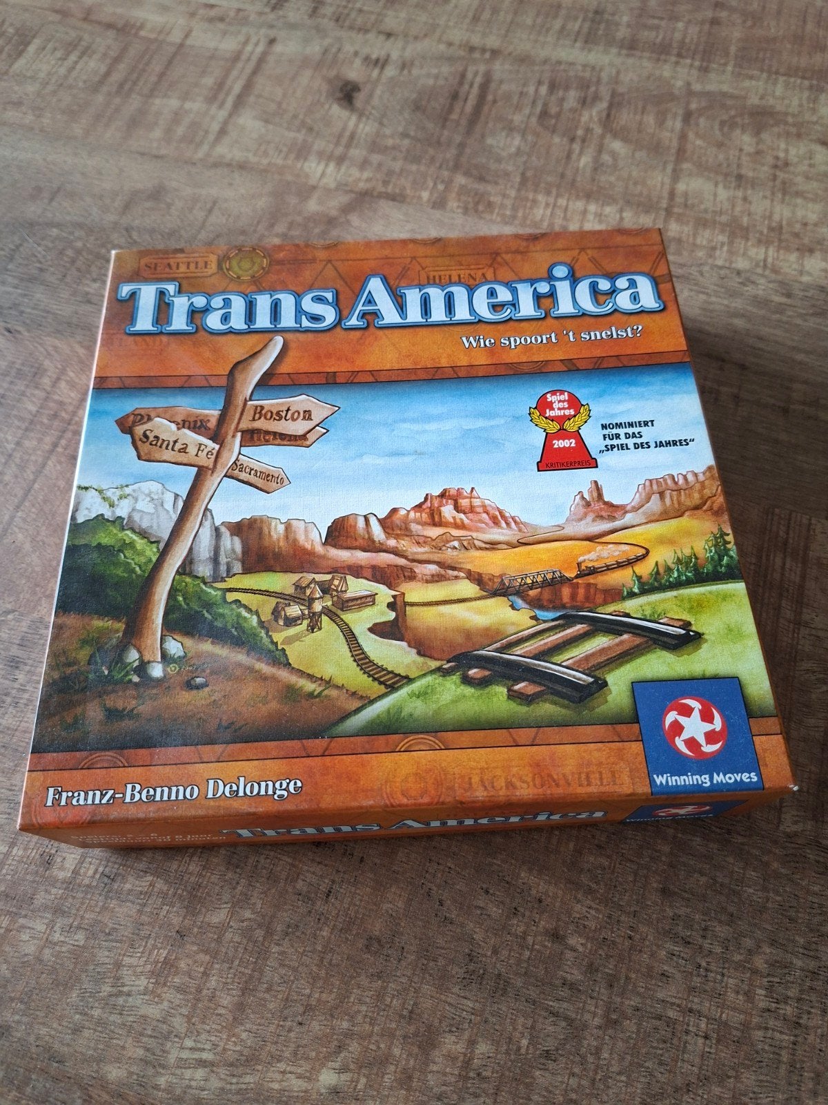 Bordspel Trans America Winning Moves, Ophalen of Verzenden