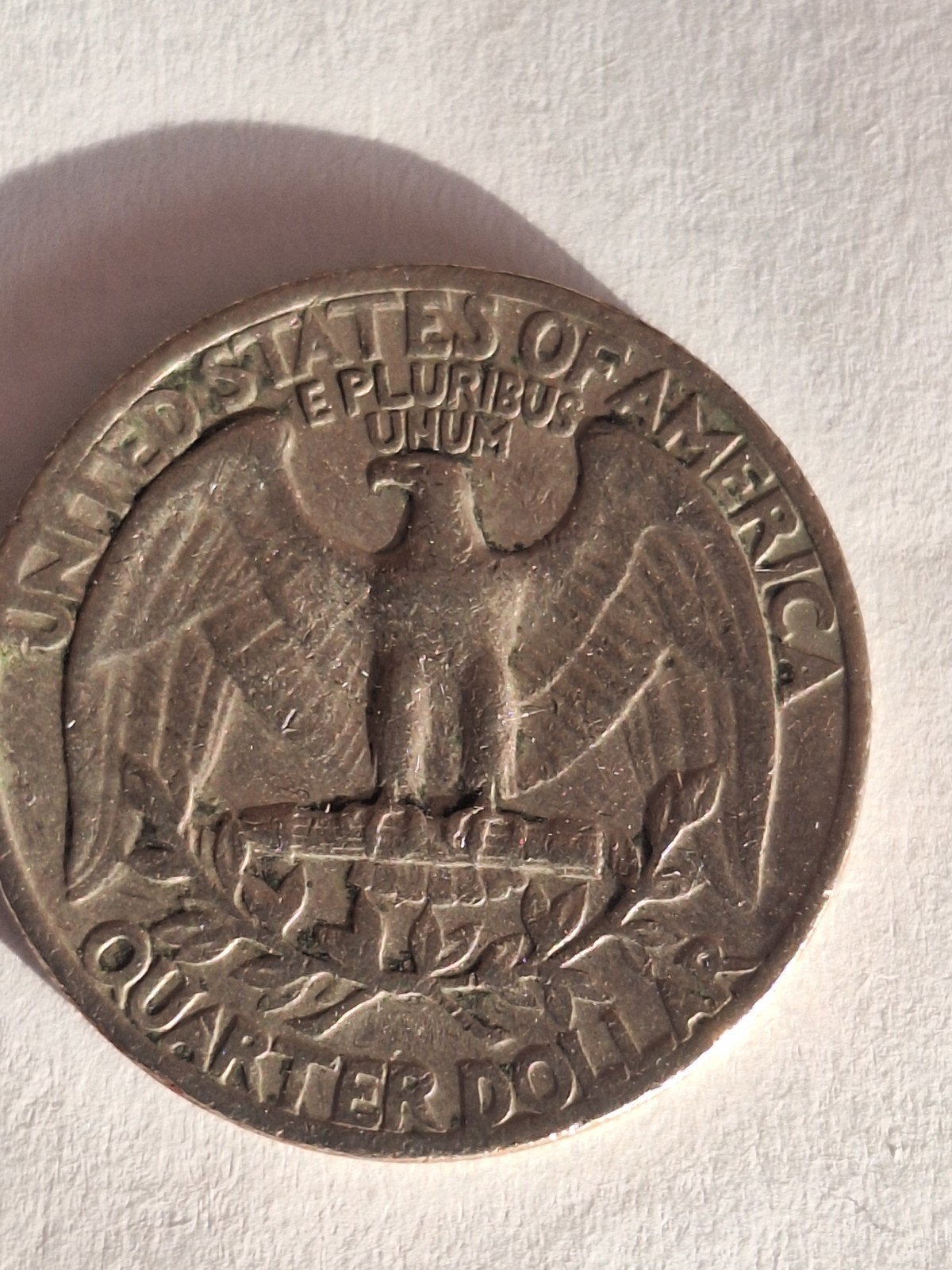 Deze Quarter Dollar munt uit 1965, Ophalen, Noord-Amerika