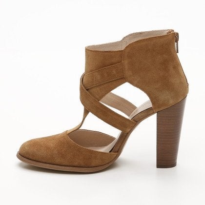 San Marina suede pumps ALPA camel met ritssluiting maat 39, San Marina, Pumps, Bruin, Nieuw