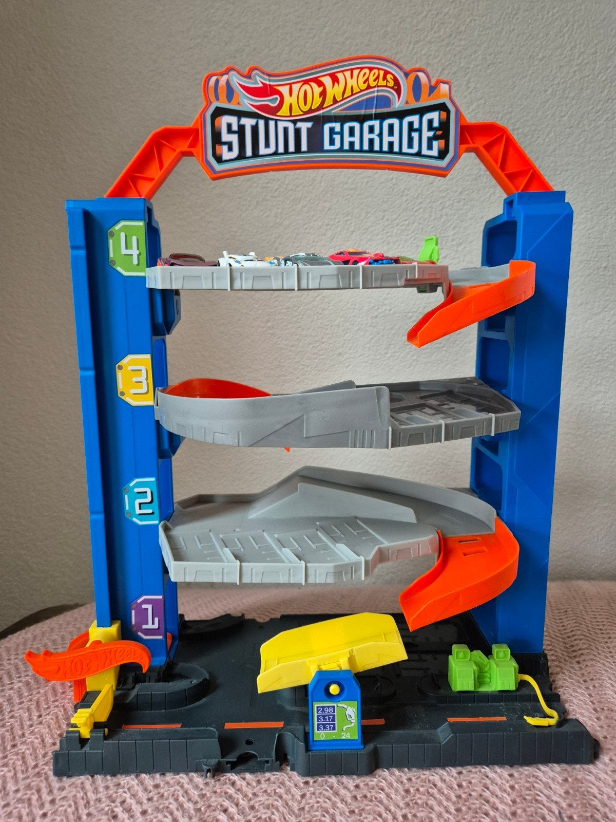 Hot Wheels City Stunt Garage, Racebaan, Ophalen of Verzenden, Zo goed als nieuw, Hot Wheels
