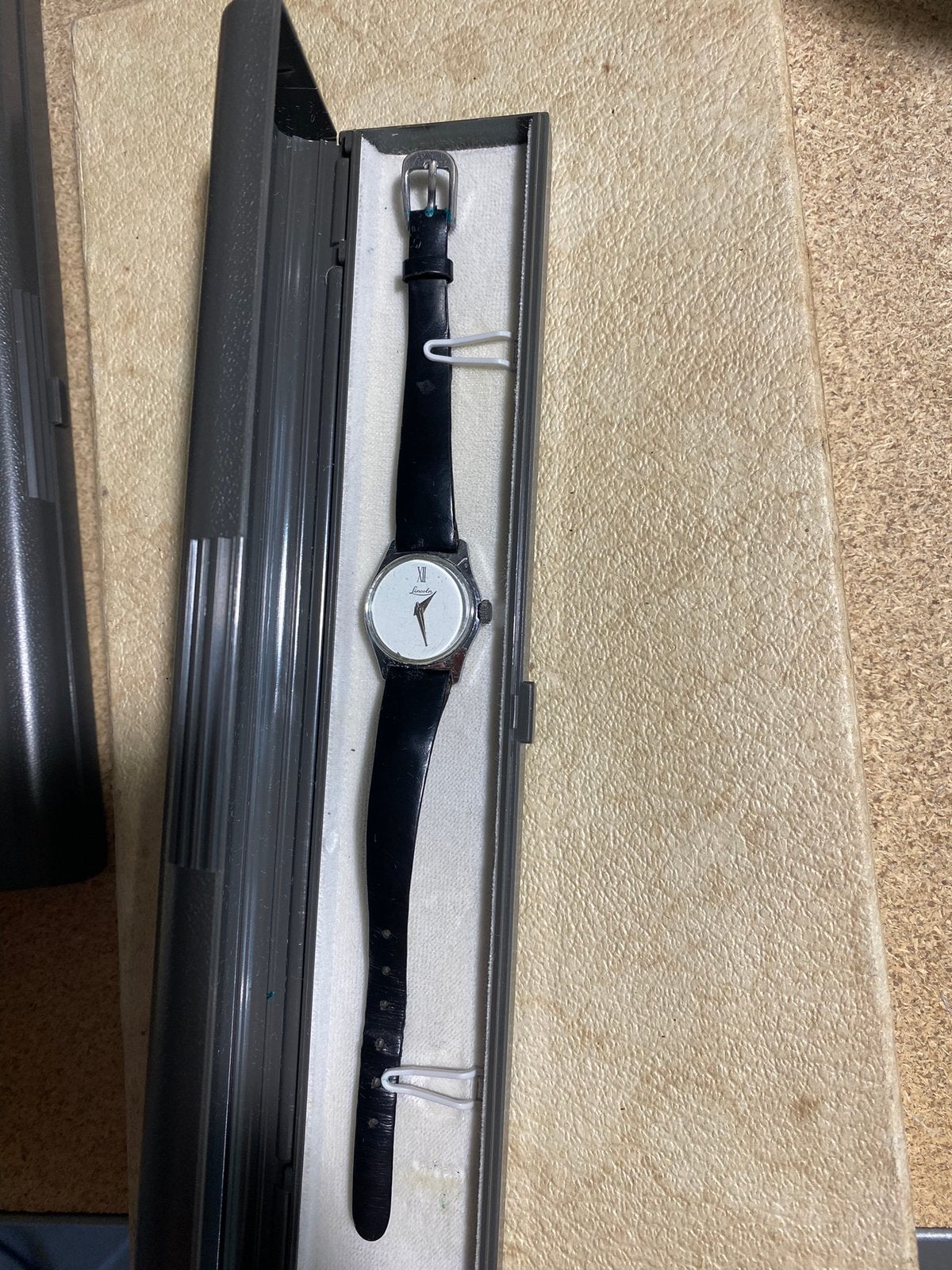 Lincoln horloge, Overige merken, Polshorloge, Ophalen of Verzenden, Leer