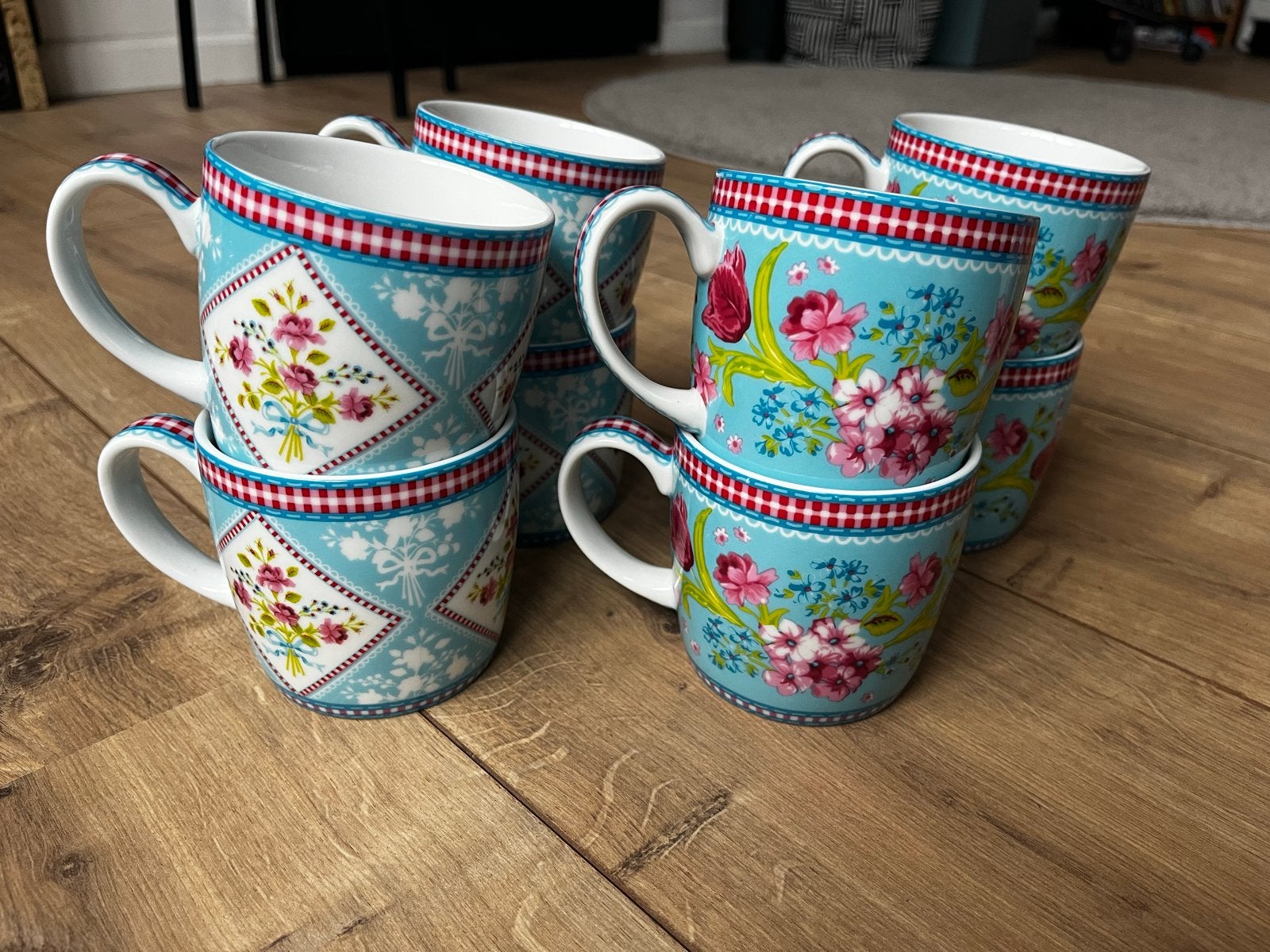 8x Pip Studio Royal Raja mokken – Douwe Egberts – ongebruikt, Ophalen, Pip Studio, Vintage, Mok
