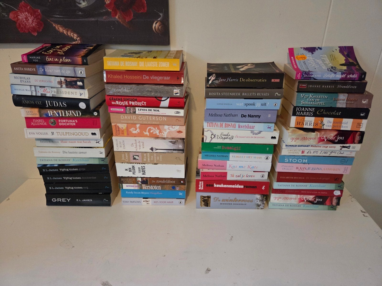 OPRUIMING!! Romans € 0.50 per boek, Ophalen of Verzenden, Zo goed als nieuw