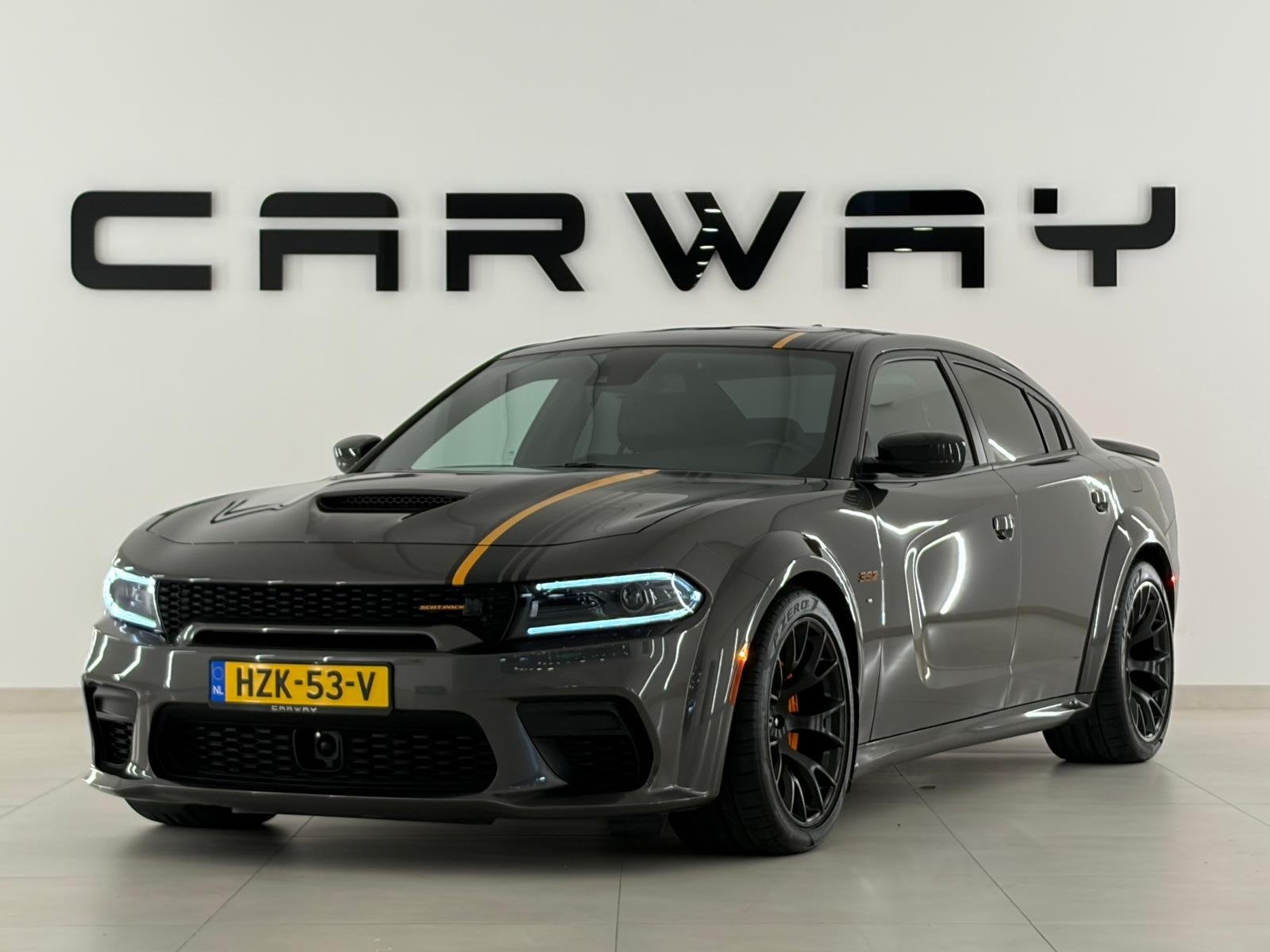 Dodge Charger 6.4 V8 HEMI R/T 392 ScatPack WideBody, Auto's, Automaat, Achterwielaandrijving, Gebruikt, Parkeerassistent
