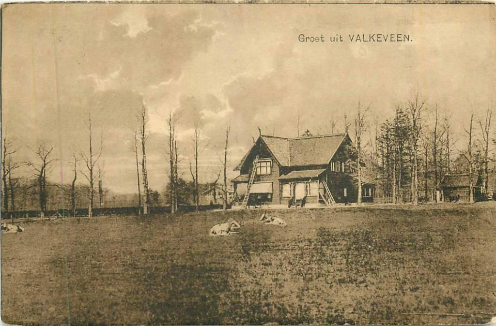 381-445-005 Groet uit Valkeveen, Verzenden, Voor 1920, Noord-Holland