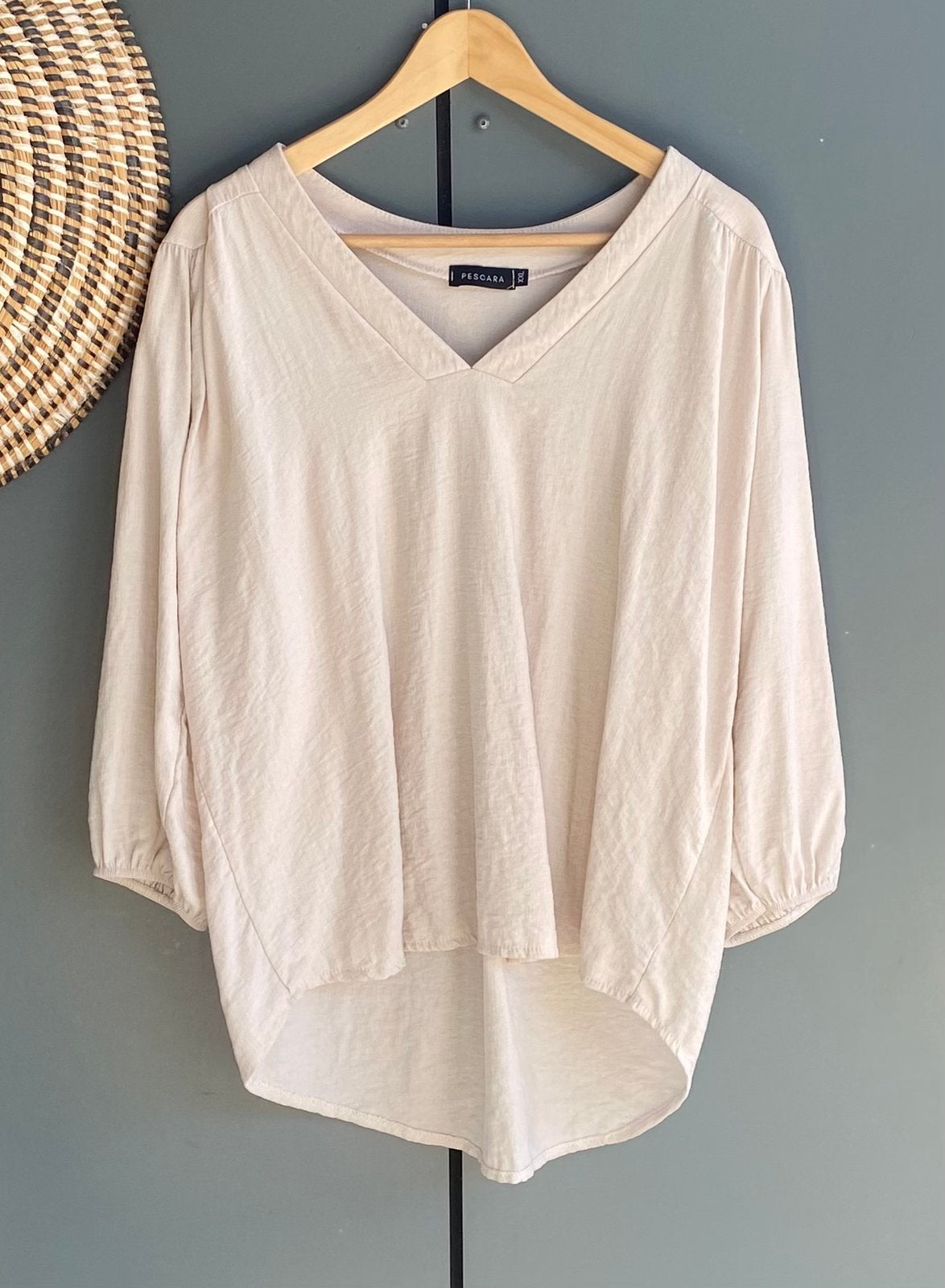 Zgan top van PESCARA..mt:xxl, B, Verzenden, Beige, Shirt of Top