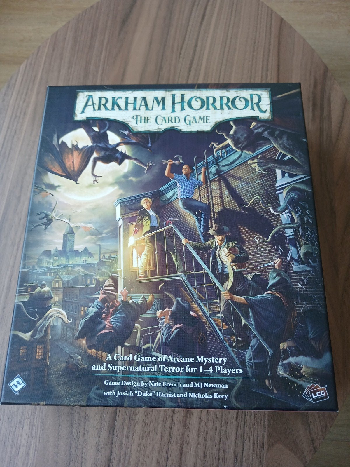 Arkham Horror - nieuwe basisset + extra's, Een of twee spelers, Ophalen of Verzenden, Fantasy Flight Games