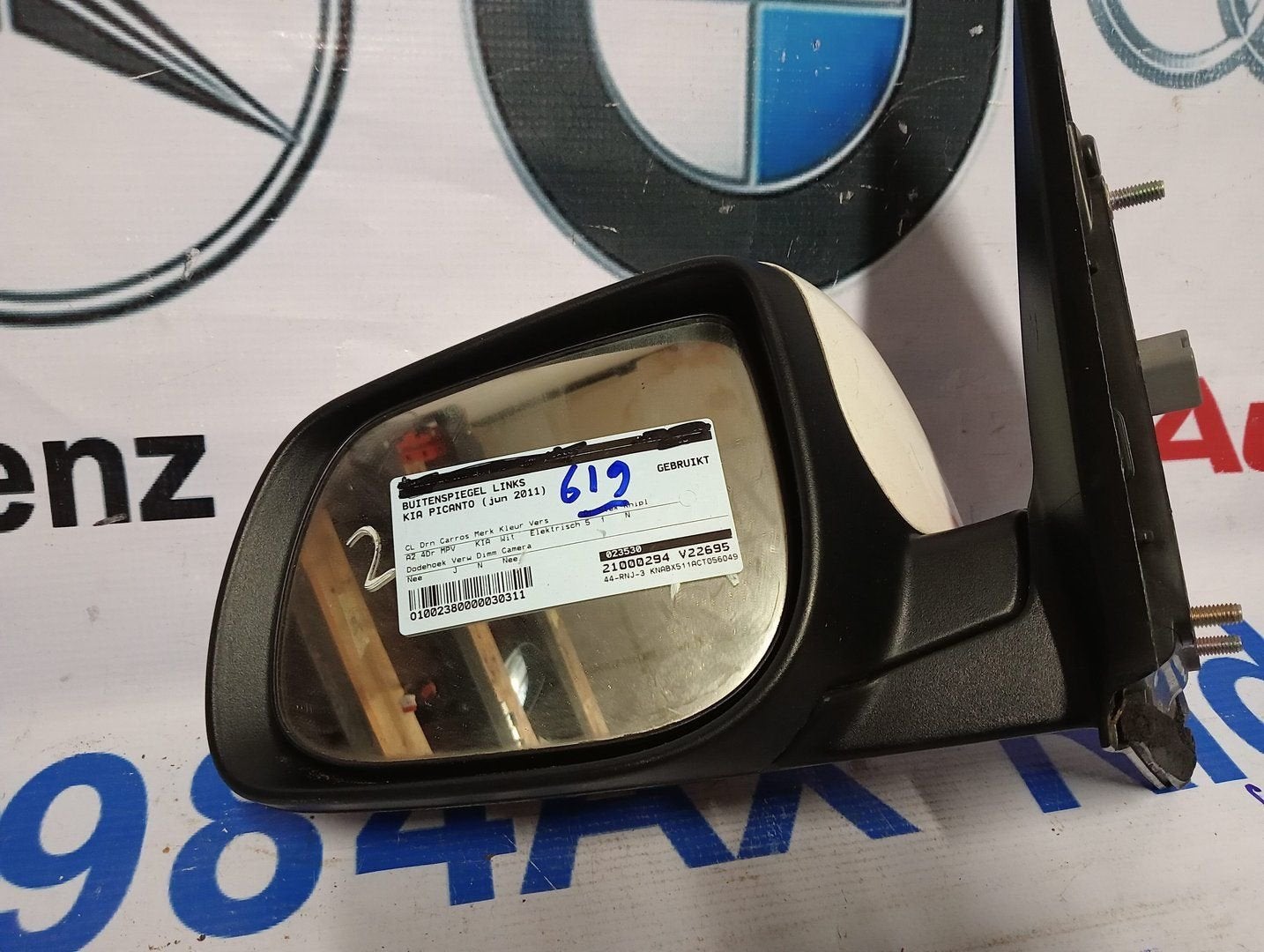 Kia Picanto Buitenspiegel Links 2011, -, -, Ophalen of Verzenden, -