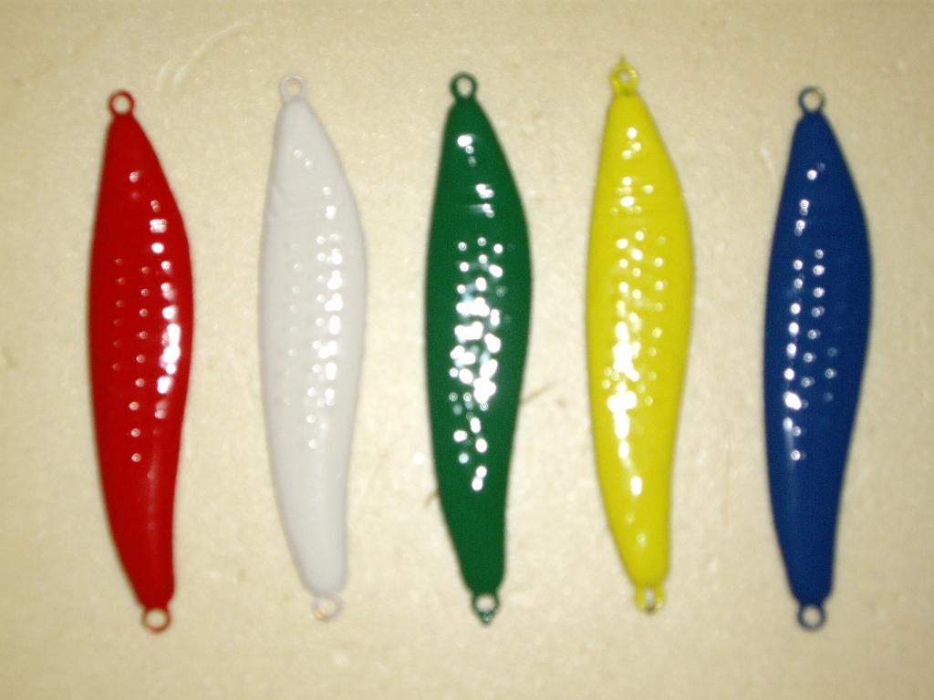 klasieke visvorm-pilker(s) van 65>>>>tot>>>250 gram, Ophalen of Verzenden, Nieuw, Dobber of Lood