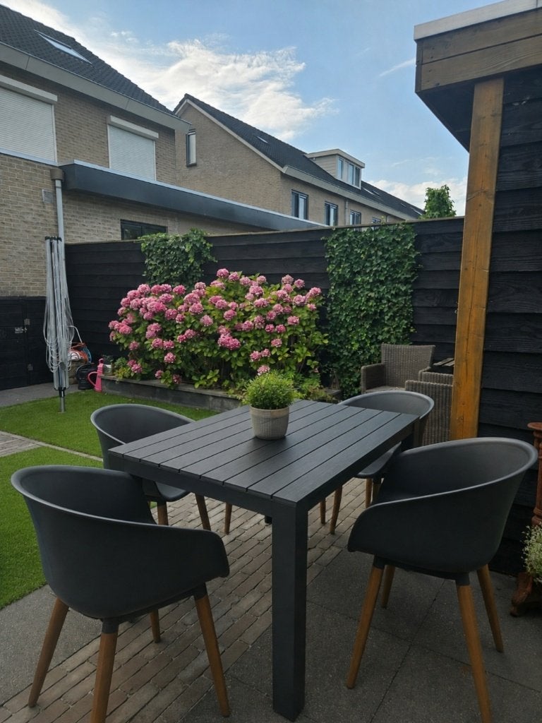tuinstoelen (4 stuks), Ophalen, Gebruikt, Kunststof