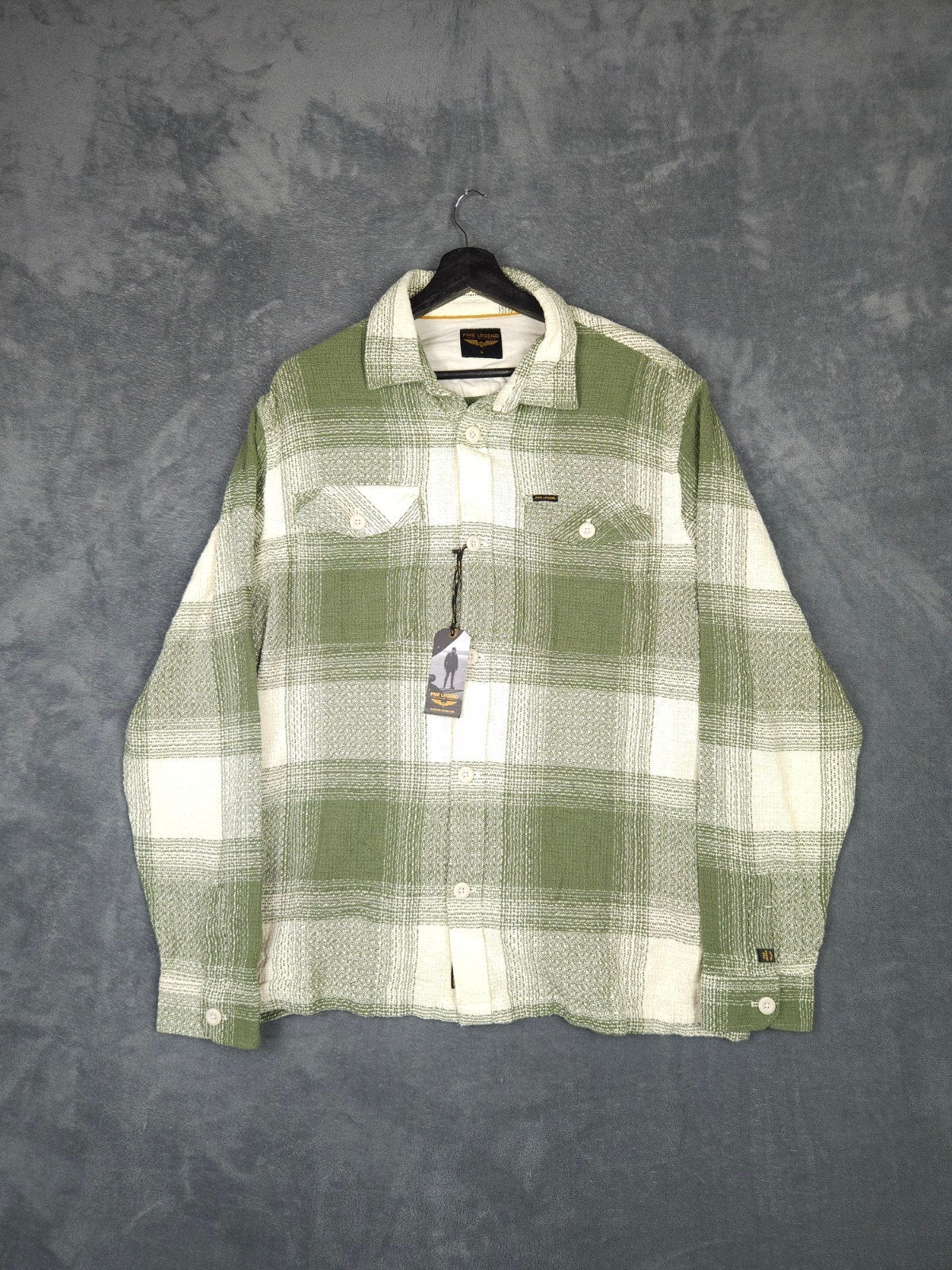 Pme Legend Flannel Overshirt XL Groen Dik Overhemd Jas, Verzenden, ., ., Pme Legend