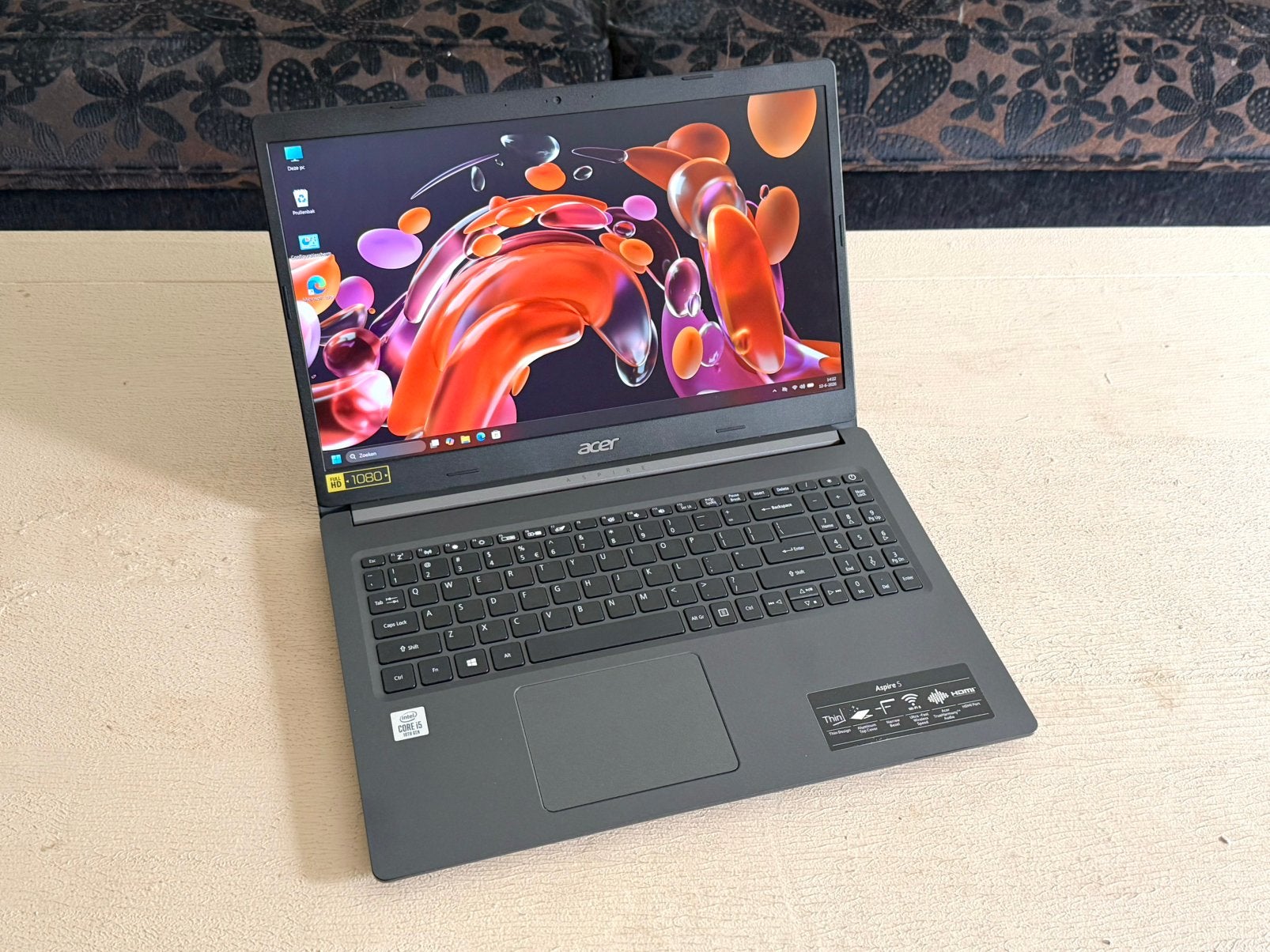 Acer Aspire 5 | i5 - 10th | 12GB RAM, 256GB SSD, Windows 11, Met videokaart, Ophalen of Verzenden, Zo goed als nieuw, Gaming