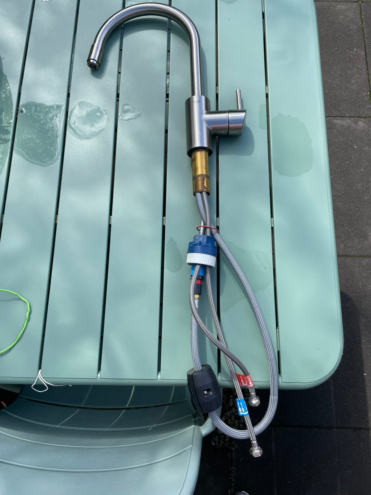 Leuke Concetto keukenkraan van Grohe, Doe-het-zelf en Verbouw, Sanitair, Ophalen of Verzenden, Gebruikt, Rvs, Kraan