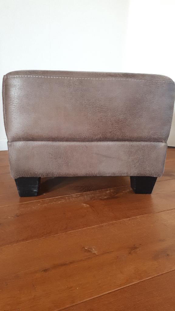 hocker, Ophalen, Leer, Zo goed als nieuw, 50 tot 75 cm