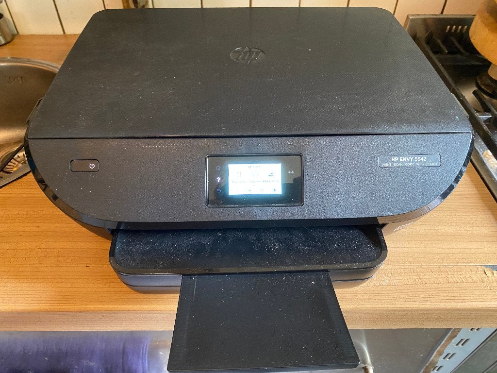 all in one printer hp, Computers en Software, Printers, Ophalen, Kleur printen, Gebruikt, Inkjetprinter
