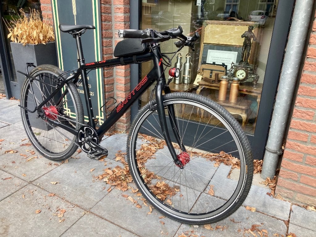 Santos Travel Lite Rohloff H53, 28 inch, Gebruikt, 10 tot 15 versnellingen, Velgrem
