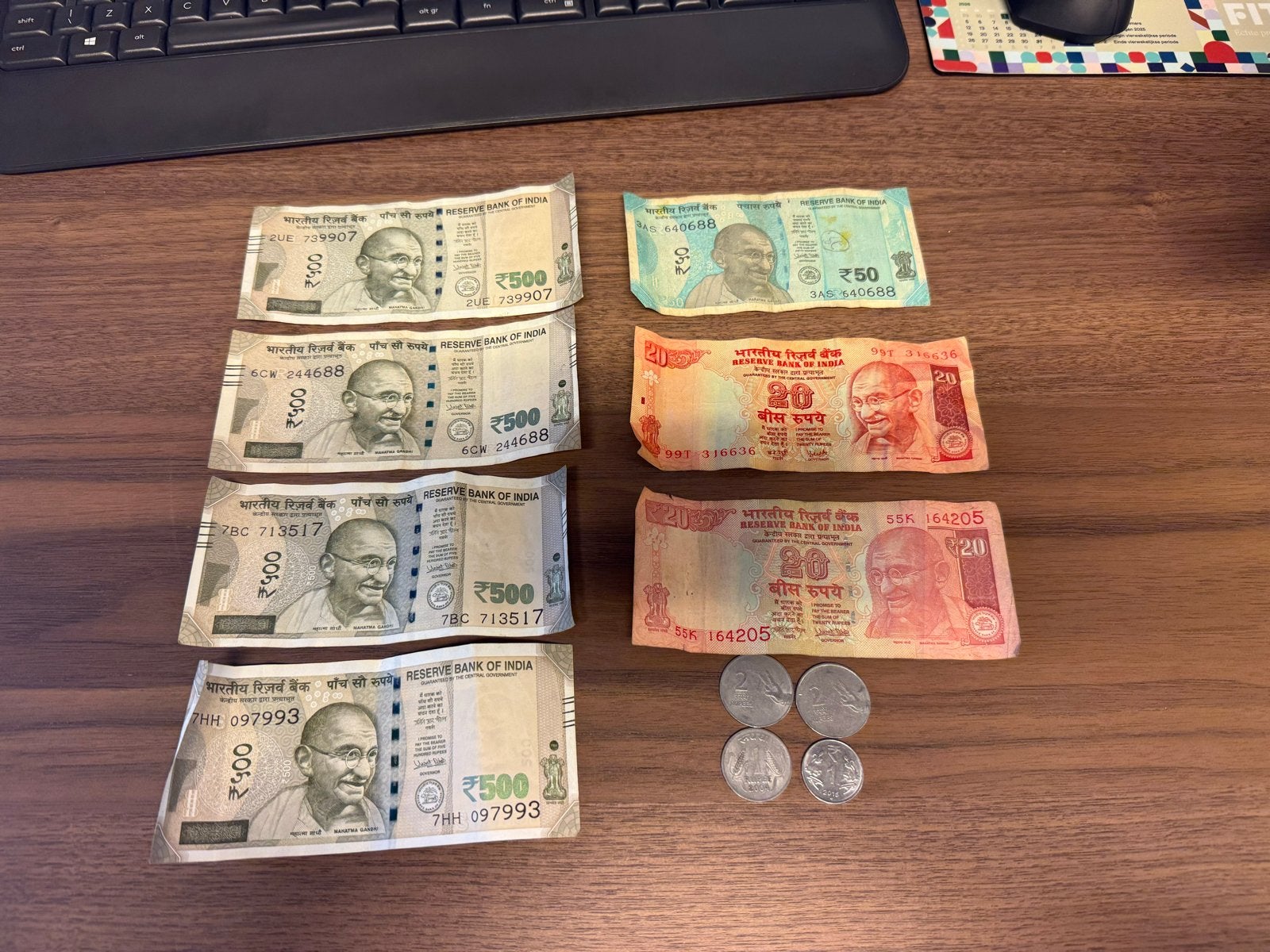 Indiase roepie bankbiljetten en munten, Ophalen of Verzenden, Buitenland, Bankbiljetten