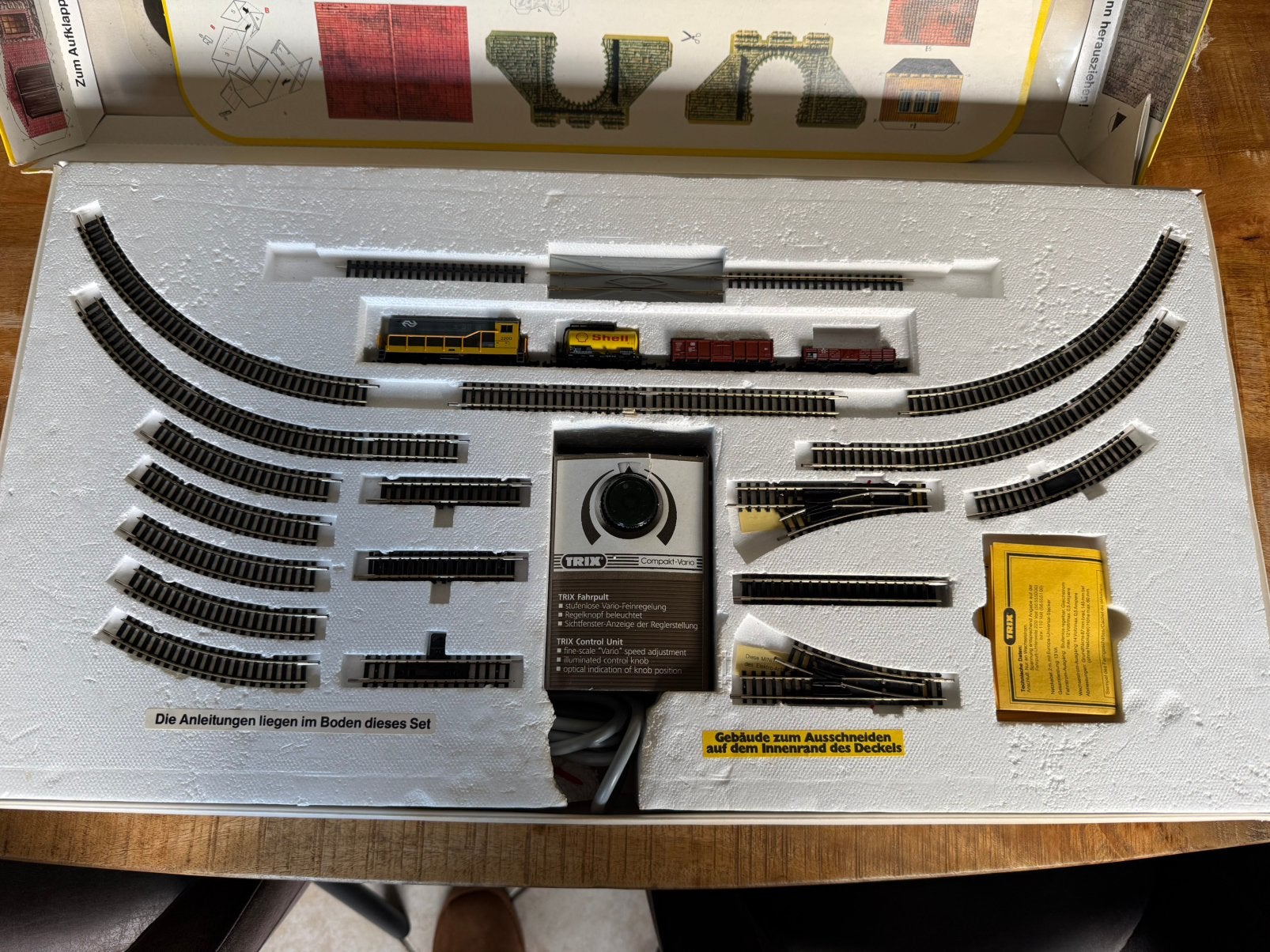 Minitrix Startset 70105 NS 2200 Goederentrein in Ovp, Treinset, Gelijkstroom, Trix, Analoog