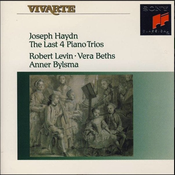 Haydn: Laatste 4 pianotrio's - Levin/Beths/Bylsma - Sony, Ophalen of Verzenden, Classicisme, Zo goed als nieuw, Kamermuziek
