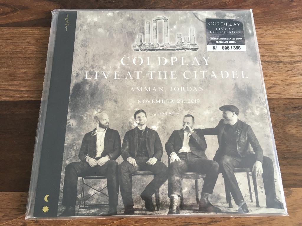 Vinyl 2LP Coldplay Citadel Jordan Live MARBLED Vinyl NIEUW, 2010 - 2019, Limited edition, Ophalen of Verzenden, 12 inch