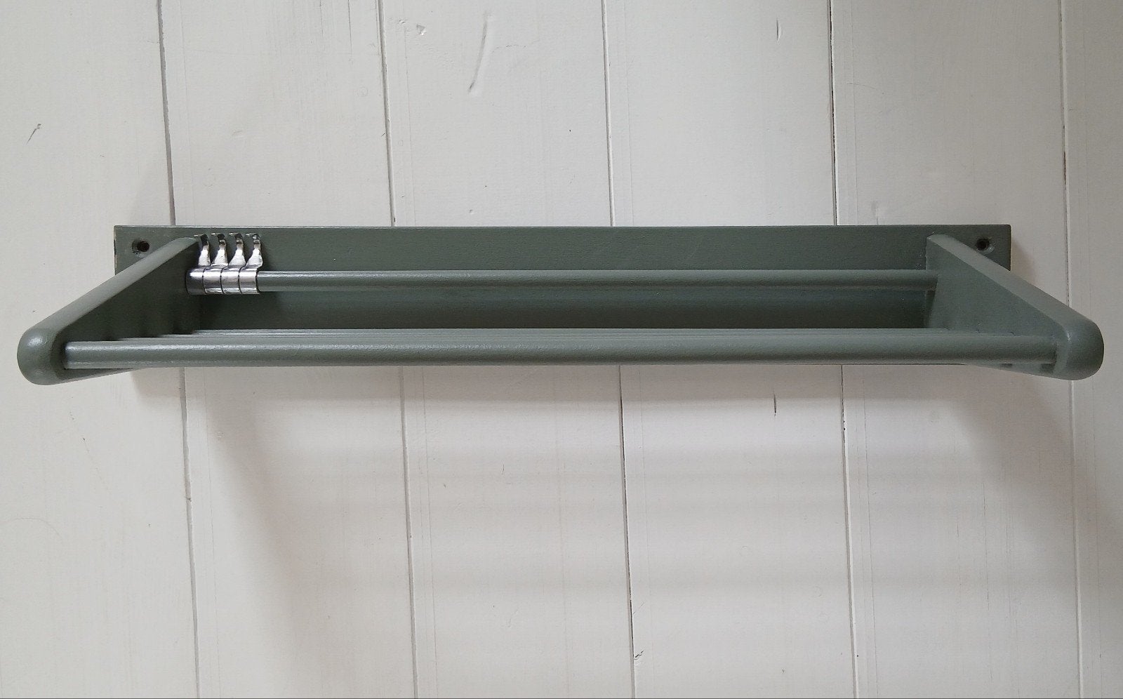 Vintage Bruynzeel Pannenrek _Piet  Zwart,, Huis en Inrichting, Minder dan 100 cm, 25 tot 50 cm, Groen, 50 tot 100 cm