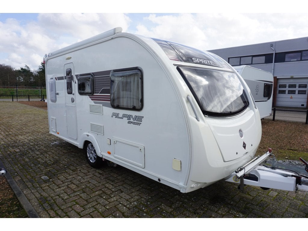 Sprite Alpine Sport 400 TF + MOVER + LUIFEL, Caravans en Kamperen, Caravans, Bedrijf, Treinzit, 4 tot 5 meter, Sprite