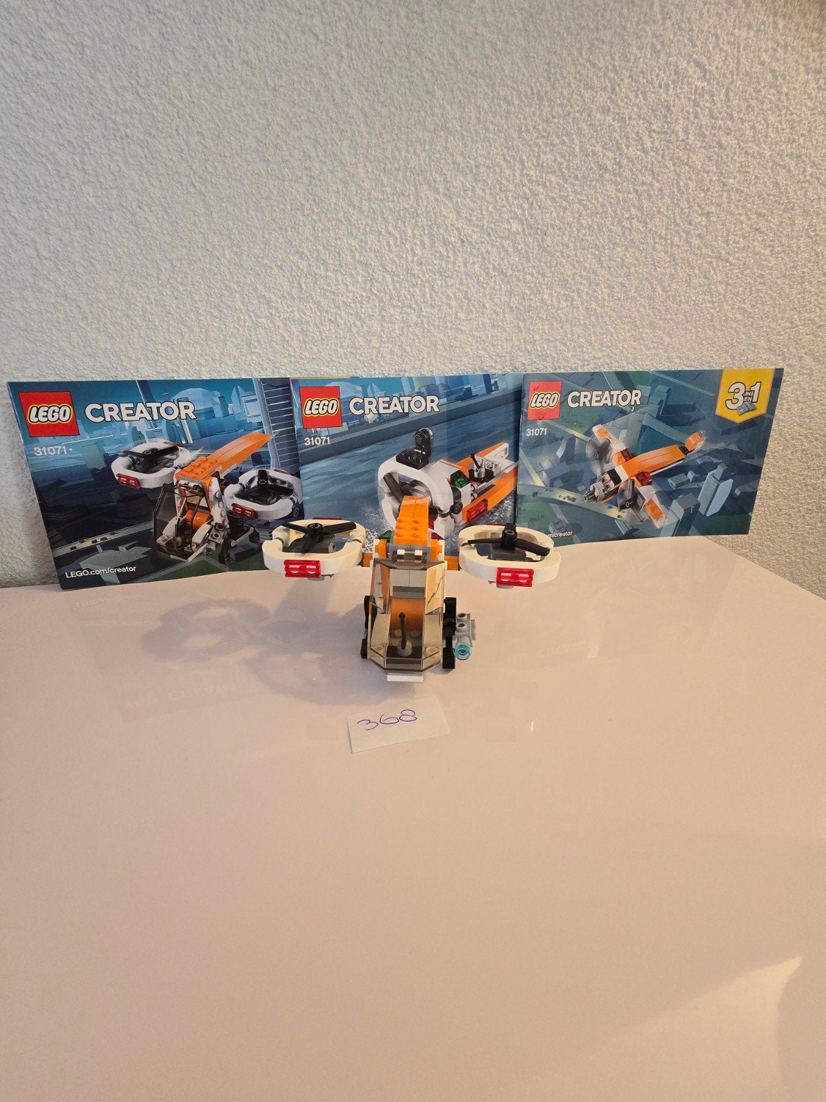 Lego Creator 3 in 1 31071 Z.G.A.N, Ophalen of Verzenden, Zo goed als nieuw