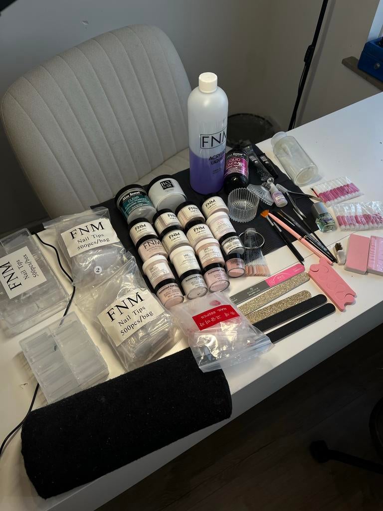 Acrylnagel Starterspakket / nagelsalon - Zo goed als nieuw, Overige kleuren, Ophalen of Verzenden, Zo goed als nieuw, Handen en Nagels