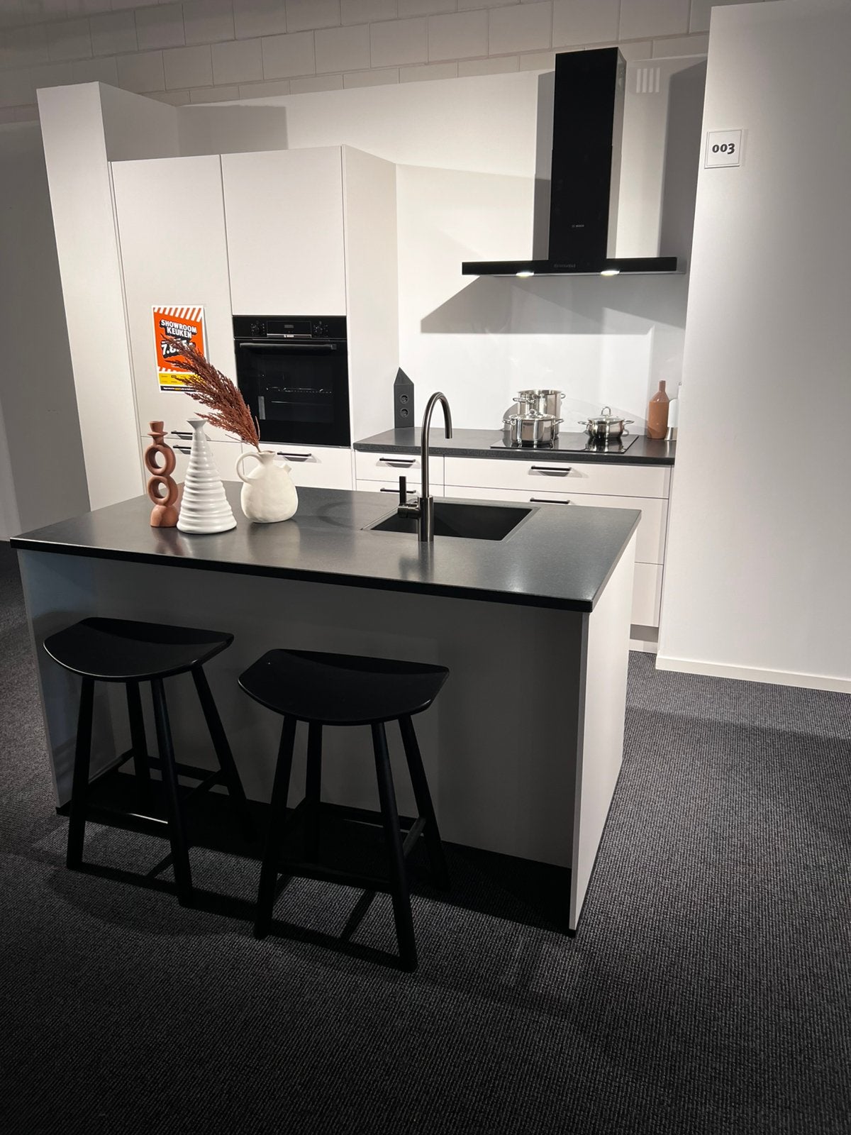 Design eiland keuken (showroom model), Ophalen, Zo goed als nieuw, Overige typen