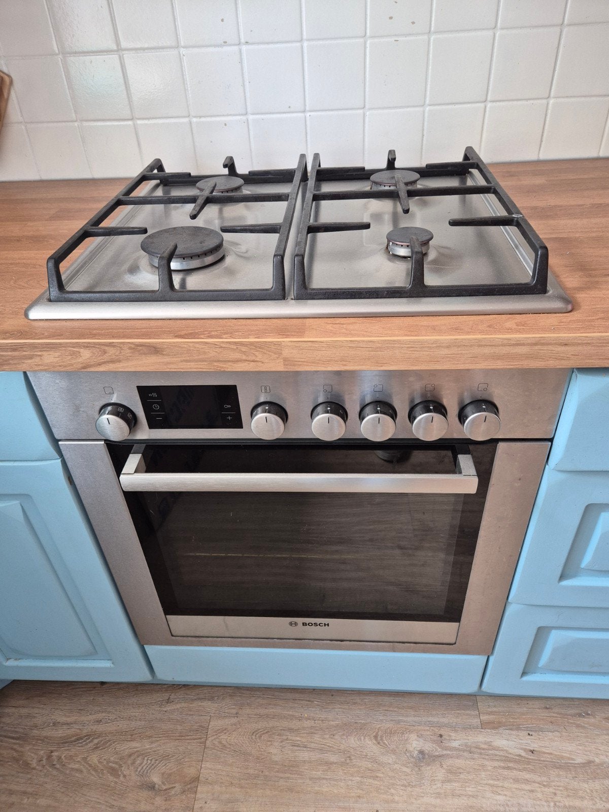 Goed werkend fornuis met elektrische oven, Witgoed en Apparatuur, Fornuizen, Ophalen, Gebruikt, Minder dan 85 cm, Hete lucht