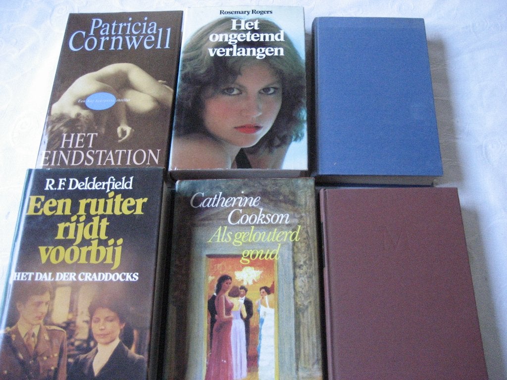 6 mooie leesboeken van Cookson, Mens, Cornwell, Rogers, Boeken, Ophalen of Verzenden, Zo goed als nieuw, Diverse auteurs, Nederland