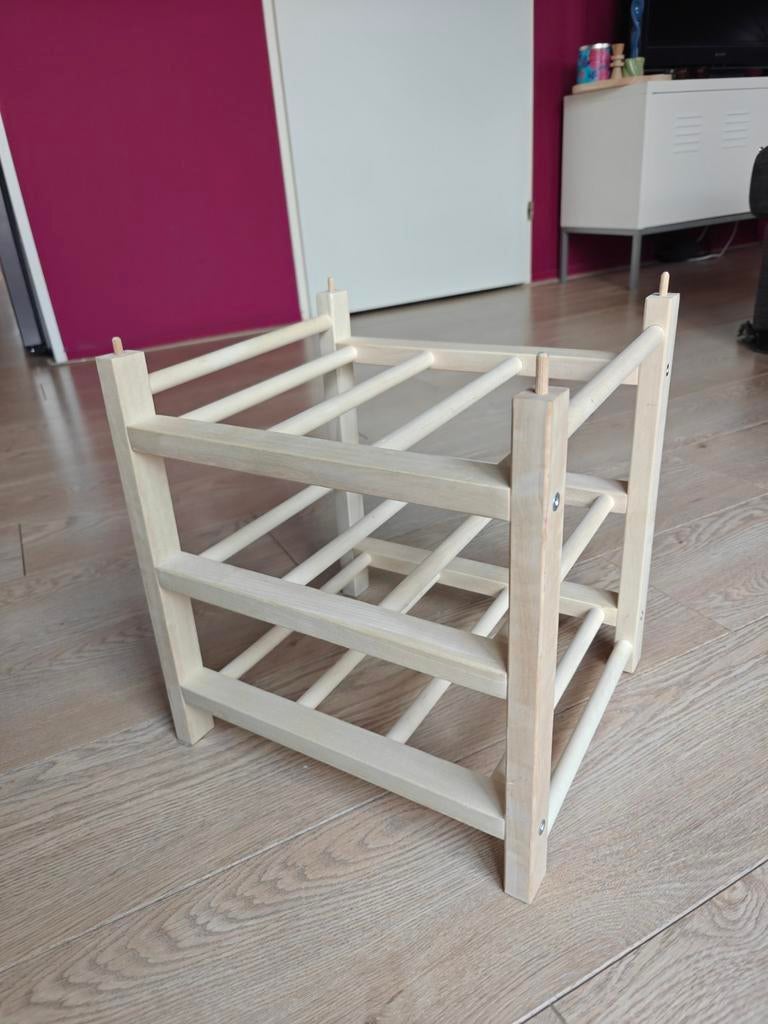 IKEA HUTTEN Wijnrek stapelbaar zgan, Huis en Inrichting, Woonaccessoires | Wijnrekken, Ophalen, 5 tot 15 flessen, Nieuw, Minder dan 50 cm